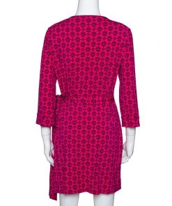 Diane Von Furstenberg Pink Floral Print New Julian Two Mini Wrap Dress M For Women 8 Diane Von Furstenberg Pink Floral Print New Julian Two Mini Wrap Dress M For Women -Diane Von Furstenberg shop luxury women diane von furstenberg used clothes p303549 003