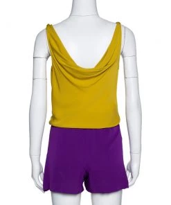 Diane Von Furstenberg Color Block Silk Crepe Tadd Romper S For Women 8 Diane Von Furstenberg Color Block Silk Crepe Tadd Romper S For Women -Diane Von Furstenberg shop luxury women diane von furstenberg used clothes p309759 006