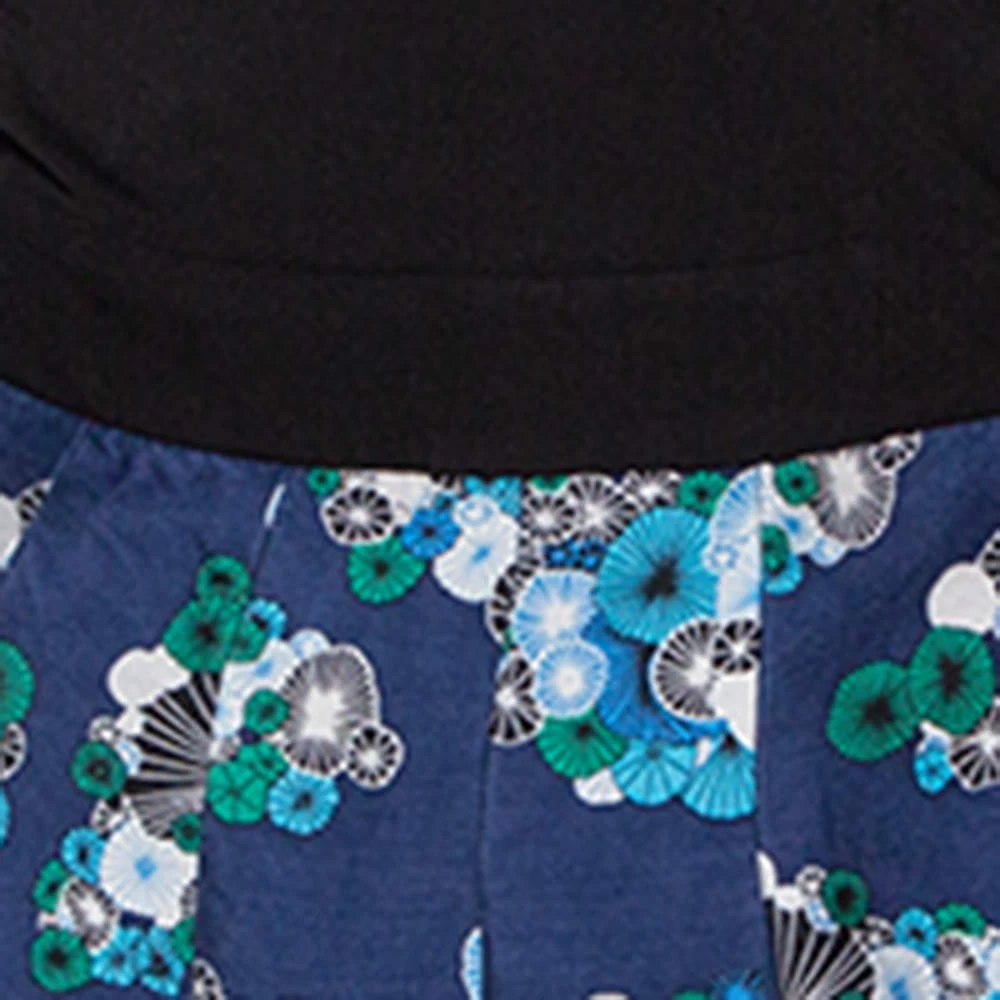 Diane Von Furstenberg Navy Blue Wool & Silk Jewel Wrap Dress M For Women 4 Diane Von Furstenberg Navy Blue Wool & Silk Jewel Wrap Dress M For Women - Image 4