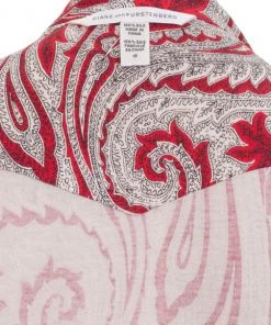 Diane Von Furstenberg Red Canyon Paisley Printed Mary Jo Wrap Dress L For Women 9 Diane Von Furstenberg Red Canyon Paisley Printed Mary Jo Wrap Dress L For Women -Diane Von Furstenberg shop luxury women diane von furstenberg used clothes p32244 005