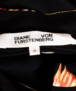 Diane Von Furstenberg Black Bird Print Silk Shirt Dress M For Women 12 Diane Von Furstenberg Black Bird Print Silk Shirt Dress M For Women -Diane Von Furstenberg shop luxury women diane von furstenberg used clothes p324931 007