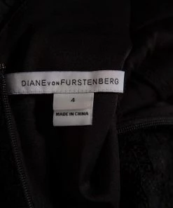 Diane Von Furstenberg Black Lace Zarita Gown S For Women 10 Diane Von Furstenberg Black Lace Zarita Gown S For Women -Diane Von Furstenberg shop luxury women diane von furstenberg used clothes p329924 006