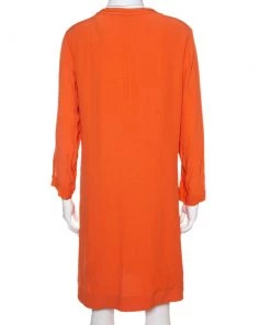 Diane Von Furstenberg Orange Crepe Cutout Detail Kea Shift Dress L For Women -Diane Von Furstenberg shop luxury women diane von furstenberg used clothes p330138 001