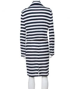 Diane Von Furstenberg Navy Blue Walda/Lacie Skirt & Jacket Set S For Women -Diane Von Furstenberg shop luxury women diane von furstenberg used clothes p338780 003