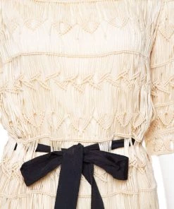 Diane Von Furstenberg Cream Crochet Macrame Solar Belted Dress M For Women 9 Diane Von Furstenberg Cream Crochet Macrame Solar Belted Dress M For Women -Diane Von Furstenberg shop luxury women diane von furstenberg used clothes p339251 002