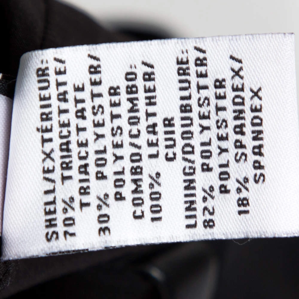 Diane Von Furstenberg Black Silk And Leather Trim Karina Mini Skirt S For Women 6 Diane Von Furstenberg Black Silk And Leather Trim Karina Mini Skirt S For Women - Image 6