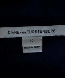 Diane Von Furstenberg Navy Blue Lace Detail Dress L For Women 10 Diane Von Furstenberg Navy Blue Lace Detail Dress L For Women -Diane Von Furstenberg shop luxury women diane von furstenberg used clothes p364826 005