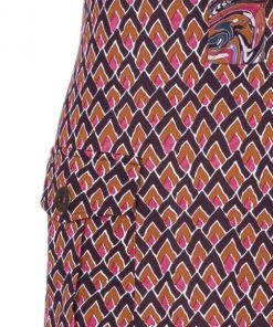 Diane Von Furstenberg Brown Printed Tunic Dress M For Women -Diane Von Furstenberg shop luxury women diane von furstenberg used clothes p3676 007