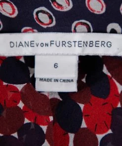 Diane Von Furstenberg Red & Navy Blue Silk Pintuck Detail Kourtini Shift Dress M For Women 10 Diane Von Furstenberg Red & Navy Blue Silk Pintuck Detail Kourtini Shift Dress M For Women -Diane Von Furstenberg shop luxury women diane von furstenberg used clothes p384938 004