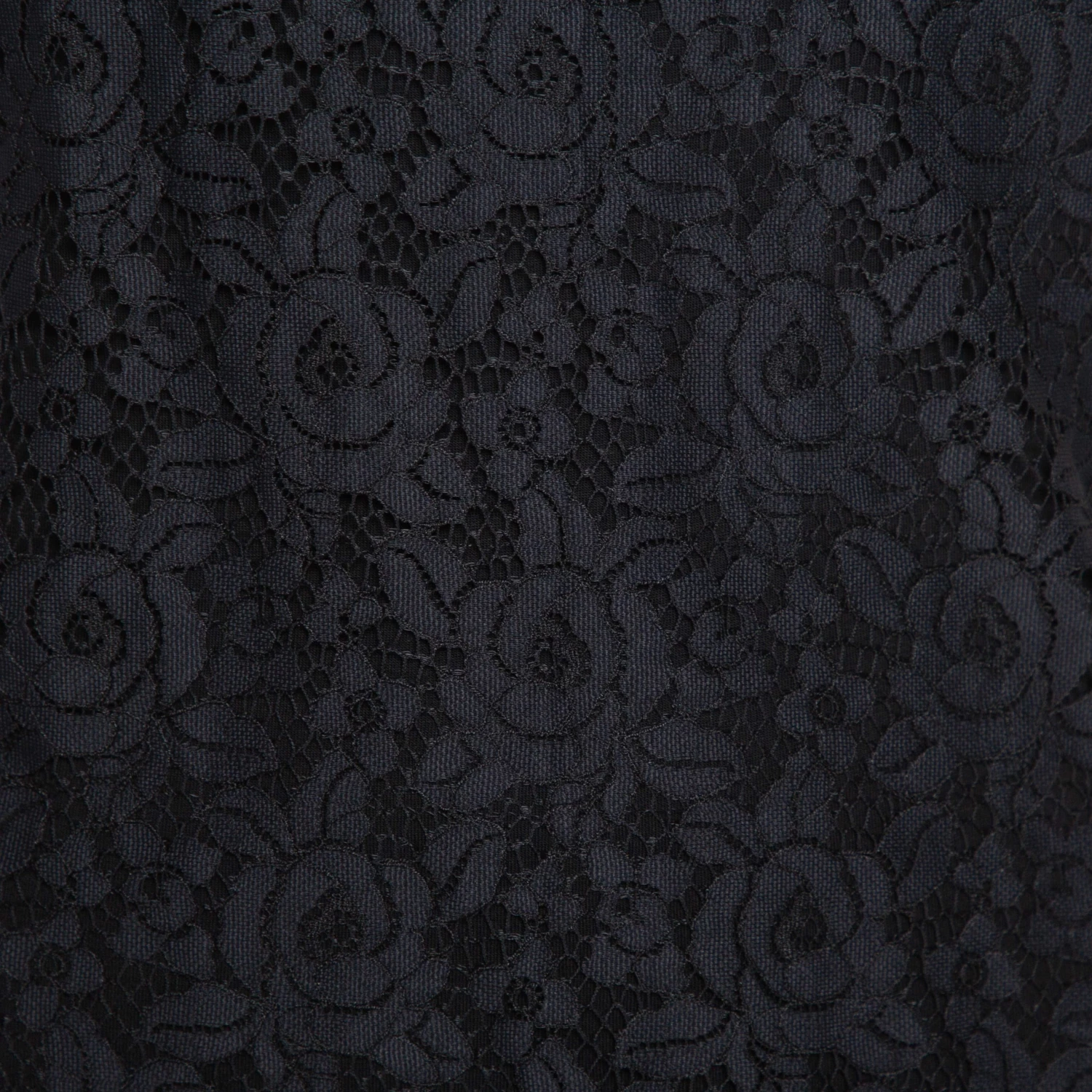 Diane Von Furstenberg Black Lace Barbara Shift Dress L For Women 4 Diane Von Furstenberg Black Lace Barbara Shift Dress L For Women - Image 4