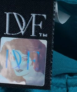 Diane Von Furstenberg Turquoise Silk Ayala Top S For Women -Diane Von Furstenberg shop luxury women diane von furstenberg used clothes p39012 008