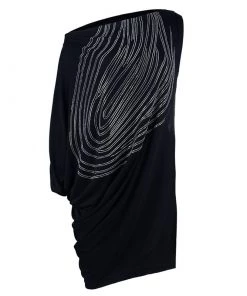 Diane Von Furstenberg Wilma Joon Jersey Black Dress For Women