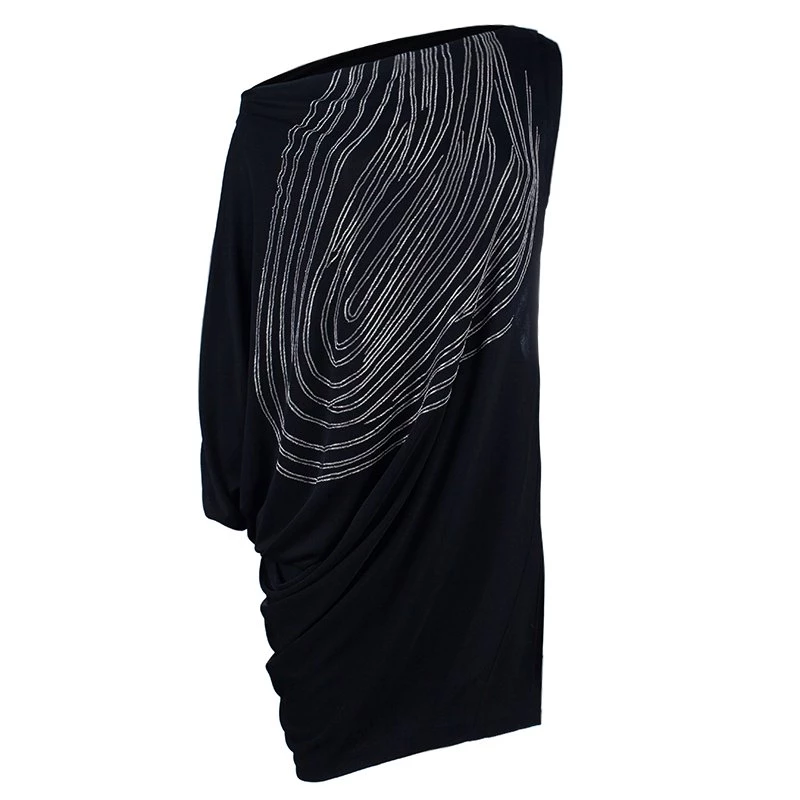 Diane Von Furstenberg Wilma Joon Jersey Black Dress For Women 1 Diane Von Furstenberg Wilma Joon Jersey Black Dress For Women