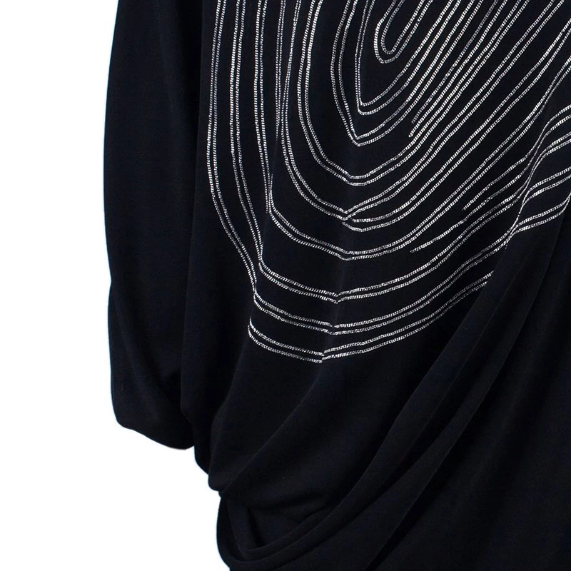 Diane Von Furstenberg Wilma Joon Jersey Black Dress For Women 6 Diane Von Furstenberg Wilma Joon Jersey Black Dress For Women - Image 6