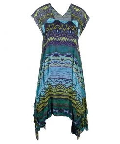 Diane Von Furstenberg Vanner Tribal Print Dress M For Women