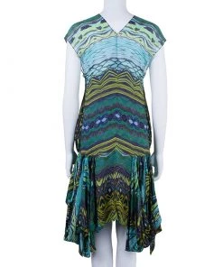 Diane Von Furstenberg Vanner Tribal Print Dress M For Women -Diane Von Furstenberg shop luxury women diane von furstenberg used clothes p39215 003