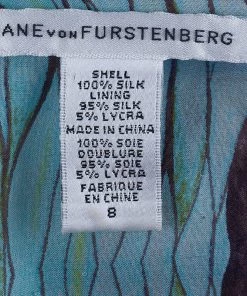 Diane Von Furstenberg Vanner Tribal Print Dress M For Women -Diane Von Furstenberg shop luxury women diane von furstenberg used clothes p39215 010