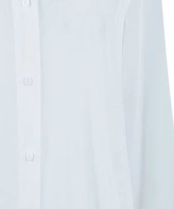 Diane Von Furstenberg White Harlow Blouse M For Women -Diane Von Furstenberg shop luxury women diane von furstenberg used clothes p39566 006