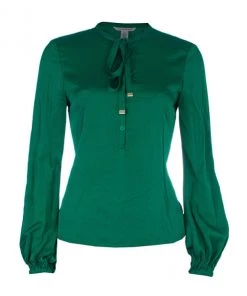 Diane Von Furstenberg Whitman Stretch Silk Top S For Women