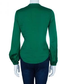 Diane Von Furstenberg Whitman Stretch Silk Top S For Women -Diane Von Furstenberg shop luxury women diane von furstenberg used clothes p3962 003