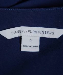 Diane Von Furstenberg Navy Blue Crepe Boat Neck Belted Sandra Jumpsuit M For Women 10 Diane Von Furstenberg Navy Blue Crepe Boat Neck Belted Sandra Jumpsuit M For Women -Diane Von Furstenberg shop luxury women diane von furstenberg used clothes p406052 005