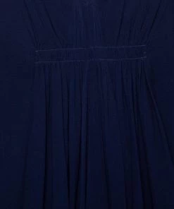 Diane Von Furstenberg Navy Blue Silk Fluerette Mini Dress S For Women -Diane Von Furstenberg shop luxury women diane von furstenberg used clothes p412033 004