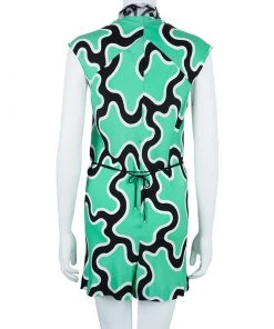 Diane Von Furstenberg Zebina Printed Playsuit M For Women 10 Diane Von Furstenberg Zebina Printed Playsuit M For Women -Diane Von Furstenberg shop luxury women diane von furstenberg used clothes p41311 003