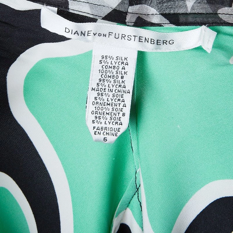 Diane Von Furstenberg Zebina Printed Playsuit M For Women 8 Diane Von Furstenberg Zebina Printed Playsuit M For Women - Image 8