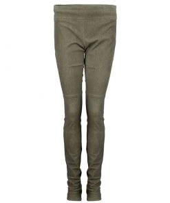 Diane Von Furstenberg Gretel Weathered Leather Pants S For Women