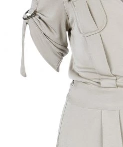 Diane Von Furstenberg Beige Wrap Dress L For Women -Diane Von Furstenberg shop luxury women diane von furstenberg used clothes p42270 006