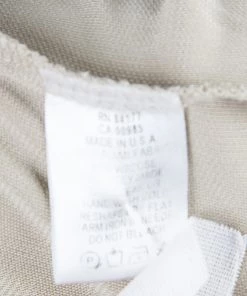 Diane Von Furstenberg Beige Wrap Dress L For Women -Diane Von Furstenberg shop luxury women diane von furstenberg used clothes p42270 009