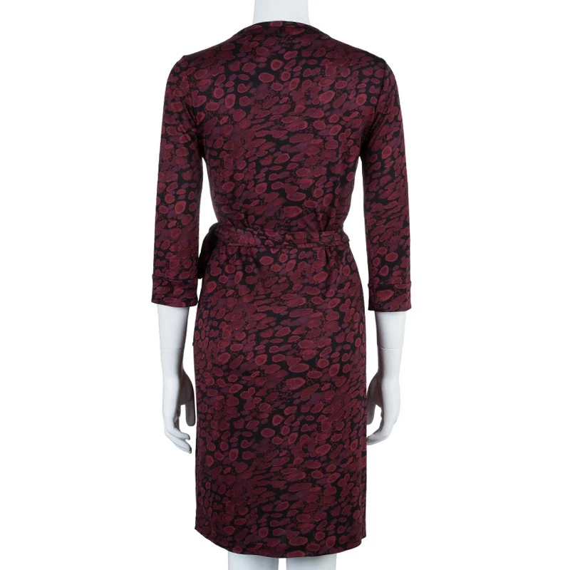 Diane Von Furstenberg Red New Julian Two Wrap Dress M For Women 3 Diane Von Furstenberg Red New Julian Two Wrap Dress M For Women - Image 3