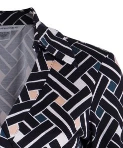 Diane Von Furstenberg Printed Long Sleeve Skylar PlaySuit M For Women -Diane Von Furstenberg shop luxury women diane von furstenberg used clothes p42696 004