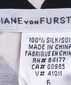 Diane Von Furstenberg Printed Long Sleeve Skylar PlaySuit M For Women -Diane Von Furstenberg shop luxury women diane von furstenberg used clothes p42696 009