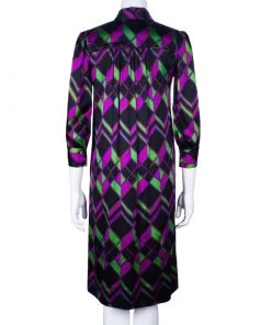 Diane Von Furstenberg Sapphire Multicolor Dress S For Women -Diane Von Furstenberg shop luxury women diane von furstenberg used clothes p42978 003