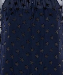 Diane Von Furstenberg Navy Blue Star Pattern Fil Coupe Waist Tie Detail Top S For Women -Diane Von Furstenberg shop luxury women diane von furstenberg used clothes p438248 1621719513 006