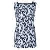 Diane Von Furstenberg White Ikat Stamp Kenza Top L For Women