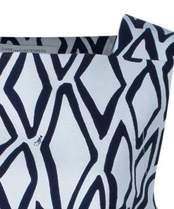 Diane Von Furstenberg White Ikat Stamp Kenza Top L For Women -Diane Von Furstenberg shop luxury women diane von furstenberg used clothes p43948 004