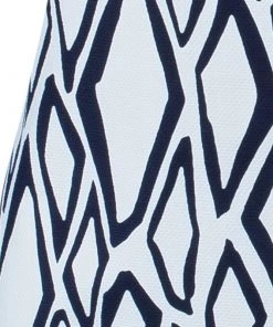 Diane Von Furstenberg White Ikat Stamp Kenza Top L For Women -Diane Von Furstenberg shop luxury women diane von furstenberg used clothes p43948 006