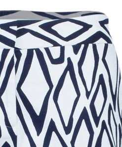 Diane Von Furstenberg White Ikat Stamp Genesis Trousers L For Women -Diane Von Furstenberg shop luxury women diane von furstenberg used clothes p43951 004