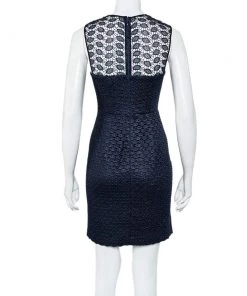 Diane Von Furstenberg Navy Blue Kinchu SG Lace Dress S For Women 8 Diane Von Furstenberg Navy Blue Kinchu SG Lace Dress S For Women -Diane Von Furstenberg shop luxury women diane von furstenberg used clothes p440451 001