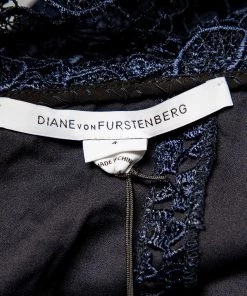 Diane Von Furstenberg Navy Blue Kinchu SG Lace Dress S For Women 10 Diane Von Furstenberg Navy Blue Kinchu SG Lace Dress S For Women -Diane Von Furstenberg shop luxury women diane von furstenberg used clothes p440451 003