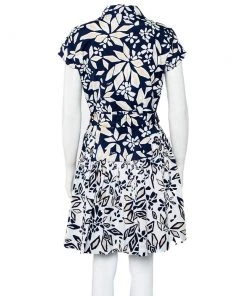 Diane Von Furstenberg Navy Blue Printed Cotton Belted Scarlet Mini Dress M For Women 9 Diane Von Furstenberg Navy Blue Printed Cotton Belted Scarlet Mini Dress M For Women -Diane Von Furstenberg shop luxury women diane von furstenberg used clothes p440456 001