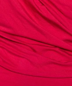 Diane Von Furstenberg Fuschia Rose Pink Knit Ruched Bentley Dress M For Women -Diane Von Furstenberg shop luxury women diane von furstenberg used clothes p450030 004