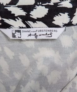 Diane Von Furstenberg Andy Warhol Multicolor Silk Knit Maxi Wrap Dress S For Women -Diane Von Furstenberg shop luxury women diane von furstenberg used clothes p450042 001