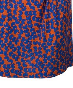 Diane Von Furstenberg Amberlin Orange Print Belted Dress S For Women -Diane Von Furstenberg shop luxury women diane von furstenberg used clothes p45020 005