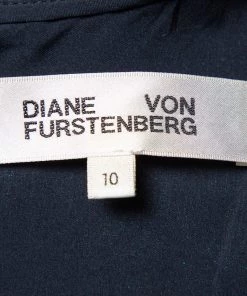 Diane Von Furstenberg Red Patterned Lamé Maxi Dress L For Women -Diane Von Furstenberg shop luxury women diane von furstenberg used clothes p460507 003