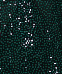 Diane Von Furstenberg Green Sequin Embellished Kallina Wrap Top L For Women -Diane Von Furstenberg shop luxury women diane von furstenberg used clothes p465188 005