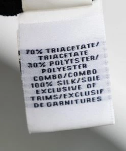 Diane Von Furstenberg Black Crepe Embellished Neck Detail Top S For Women -Diane Von Furstenberg shop luxury women diane von furstenberg used clothes p472157 001