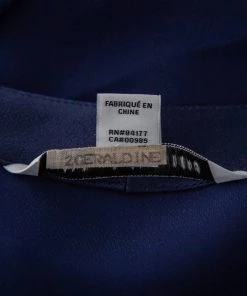 Diane Von Furstenberg Navy Blue Crepe Wrap Detail Margot Jumpsuit L For Women -Diane Von Furstenberg shop luxury women diane von furstenberg used clothes p477141 005